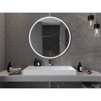 Kulaté zrcadlo MEXEN GOBI 100 cm - s LED podsvícením a vyhříváním, 9801-100-100-611-00