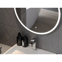 Kulaté zrcadlo MEXEN GOBI 100 cm - s LED podsvícením a vyhříváním, 9801-100-100-611-00