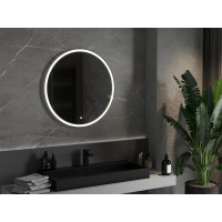 Kulaté zrcadlo MEXEN GOBI 80 cm - s LED podsvícením a vyhříváním, 9801-080-080-611-00
