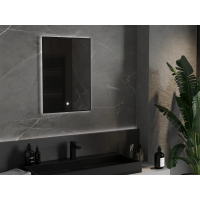 Obdélníkové zrcadlo MEXEN ERMA 50x70 cm - s LED podsvícením a vyhříváním, 9814-050-070-611-70
