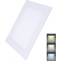 LED mini panel CCT, podhledový, 24W, 1800lm, 3000K, 4000K, 6000K, čtvercový