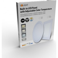 LED mini panel CCT, podhledový, 24W, 1800lm, 3000K, 4000K, 6000K, čtvercový