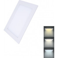 LED mini panel CCT, podhledový, 6W, 450lm, 3000K, 4000K, 6000K, čtvercový