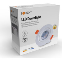 LED podhledové světlo bodové, 5W, 400lm, 3000K, kulaté, bílé