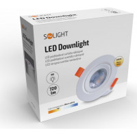 LED podhledové světlo bodové, 9W, 720lm, 3000K, kulaté, bílé
