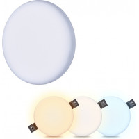 LED podhledové svítidlo CCT, IP44, 8W, 720lm, 3000K, 4000K, 6000K, kulatý