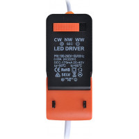 LED podhledové svítidlo CCT, IP44, 8W, 720lm, 3000K, 4000K, 6000K, kulatý