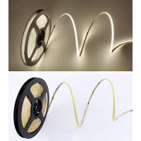 LED COB světelný pás 5m, 10W/m, 1000lm/m, CRi90, IP44, neutrální bílá