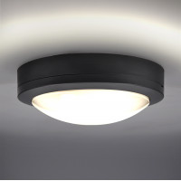 LED venkovní osvětlení Siena, šedé, 13W, 910lm, 4000K, IP54, 17cm