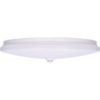 LED stropní světlo PLAIN s PIR sensorem, 18W, 1260lm, 3000K, kulaté, 33cm