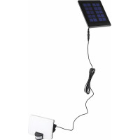 LED solární osvětlení se senzorem, 11W, 1200lm, Li-on, černá