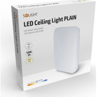 LED stropní světlo Plain, 15W, 1200lm, 4000K, čtvercové, 28cm