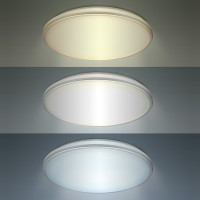 LED osvětlení s ochranou proti vlhkosti, IP54, 24W, 2150lm, 3CCT, 38cm