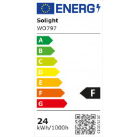 LED osvětlení s ochranou proti vlhkosti, IP54, 24W, 2150lm, 3CCT, 38cm