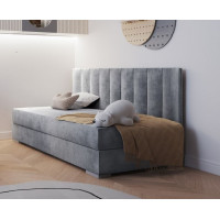 Čalouněná postel COIMBRA II - 200x90 cm - šedá