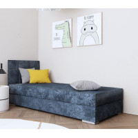Čalouněná postel SINTRA I - 200x90 cm - modrá