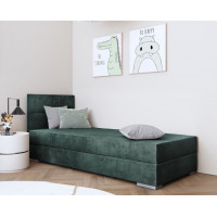 Čalouněná postel TOMAR I - 200x90 cm - zelená