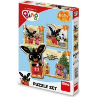 DINO Baby puzzle Bing a kamarádi 3v1 (3,4,5 dílků)