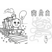 TREFL Oboustranné puzzle Mašinka Tomáš s přáteli SUPER MAXI 24 dílků