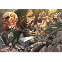CLEMENTONI Puzzle Anime Collection: Útok titánů (Attack on Titans) 500 dílků