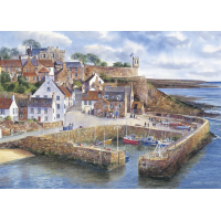 GIBSONS Puzzle Přístav Crail Harbour 1000 dílků