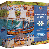 GIBSONS Puzzle Endeavour Whitby 500 dílků