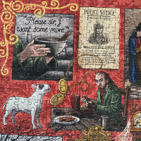 GIBSONS Puzzle Knižní klub: Charles Dickens 1000 dílků