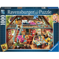 RAVENSBURGER Puzzle Přistižena! (Mášenka a tři medvědi) 1000 dílků