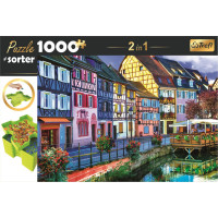 TREFL Puzzle s třídičem 2v1 Colmar, Francie 1000 dílků