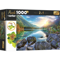 TREFL Puzzle s třídičem 2v1 Jezero Hintersee, Německo 1000 dílků