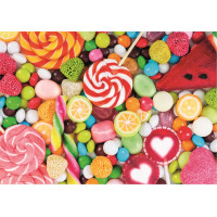 TREFL Puzzle s třídičem 2v1 Sladkosti 1000 dílků