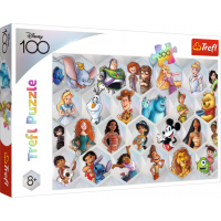 TREFL Puzzle Disney 100 let: Disneyho kouzlo 300 dílků