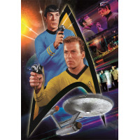 CLEMENTONI Puzzle Star Trek: Kirk a Spock 500 dílků