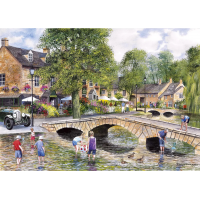 GIBSONS Puzzle Vesnice Bourton on the Water 1000 dílků