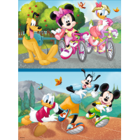 TREFL Sada 3v1 Mickey a přátelé (2x puzzle + pexeso)