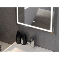 Obdélníkové zrcadlo MEXEN MIKO 60x80 cm - s LED podsvícením a vyhříváním, 9819-060-080-611-00