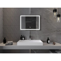 Obdélníkové zrcadlo MEXEN MIKO 80x60 cm - s LED podsvícením a vyhříváním, 9819-080-060-611-00