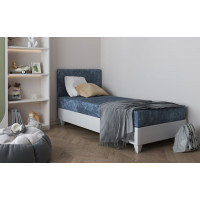 Čalouněná postel LAGOS I - 200x90 cm - modrá