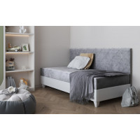 Čalouněná postel LAGOS II - 200x90 cm - šedá
