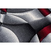 Moderní kusový koberec MATRA šedo-červený J386A