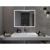 Obdélníkové zrcadlo MEXEN NAVIA 100x80 cm - s LED podsvícením a vyhříváním, 9803-100-080-611-00