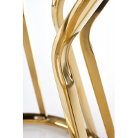 Konferenční stolek DARIO - sklo/zlatý