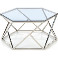Konferenční stolek ENRICO - kouřové sklo/chrom