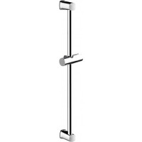 Sprchová nerezová tyč s držákem na ruční sprchu - 60 cm - chromová