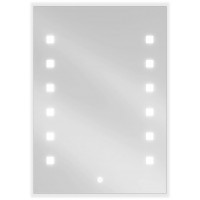 Obdélníkové zrcadlo MEXEN NER 50x70 cm - s LED podsvícením a vyhříváním, 9809-050-070-611-00