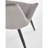 Jídelní židle ELEKTRA - šedá/černá