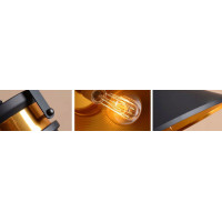 Stropní svítidlo ASTI set C, C, C - černé - obdélníková základna