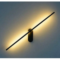 Nástěnné LED svítidlo ROD center - 92 cm - 12W - černé