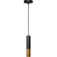 Stropní svítidlo SPIKE long 29,5 cm - černé/zlaté