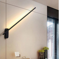 Nástěnné LED svítidlo ROD side - 92 cm - 12W - černé